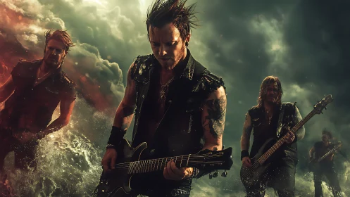 Storm-lashed rock band carves thunderous riffs from the sea
