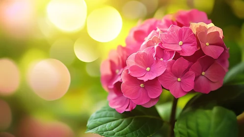Phlox Petals Glow: Nature's Pink Symphonic Bloom.