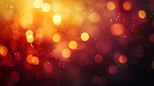 Glowing ember orbs drift like tiny planets in velvet dusk