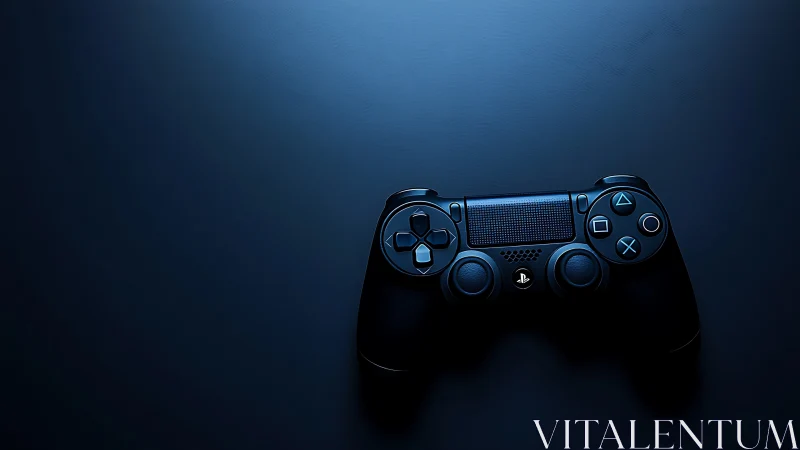 PlayStation 4 Controller Studio Render in Blue.