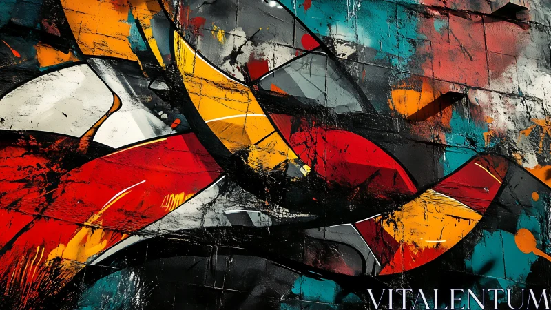 Chromatic vector turbulence across stratified graffiti planes.