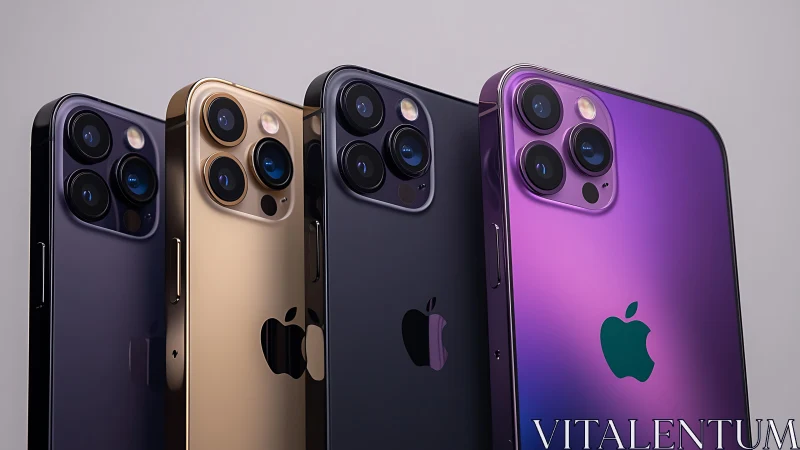 iPhone 14 Pro Multi-Color Camera Module Lineup with Computational Optics