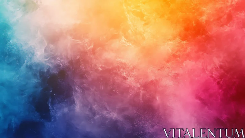 Diffuse multicolor nebula texture with smooth vapor gradients