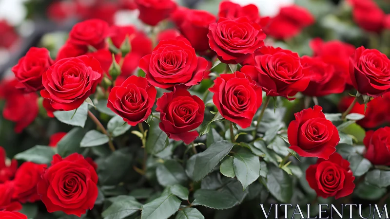 Crimson Roses Dance: Nature's Most Romantic Velvet Statement