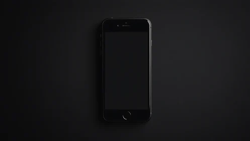 A Modern Smartphone Rests Against a Sleek Dark Background