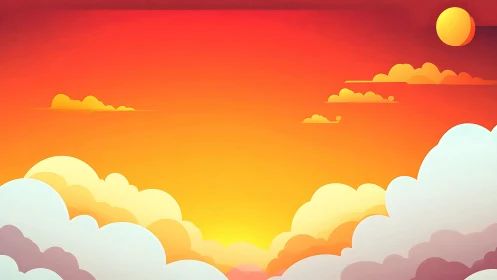 Sunrise orchestra paints candy clouds with molten gradients