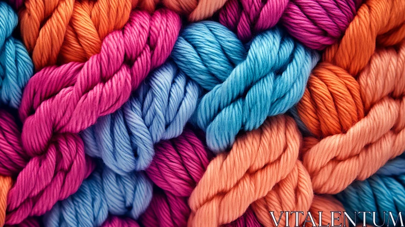 Macro study of twisted multi colored yarn bundles with tight fiber structure