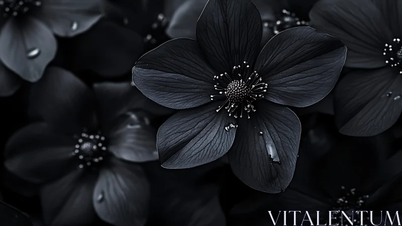 Midnight Blooms Dance in Velvet Shadow Theater