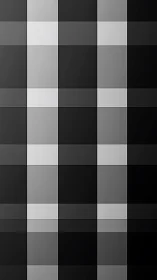 Monochrome geometric grid in staggered tonal blocks.