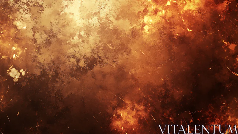 Fire and Dust Particle Dispersion Effect