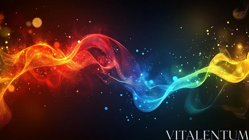 Spectral energy ribbons with particle dispersion dynamics mapped.