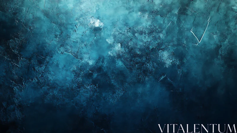 Deep teal abstract texture evokes calm and mysterious depth
