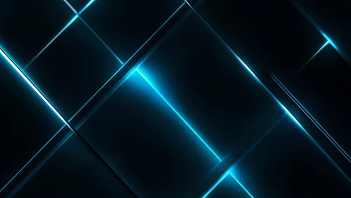 Neon fault lines slicing through midnight digital glass.