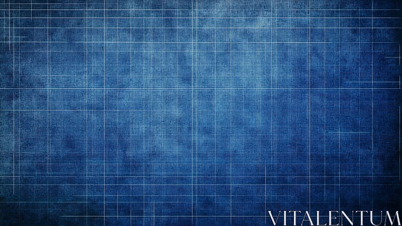 Geometric blue grid texture suggests abstract digital blueprint.