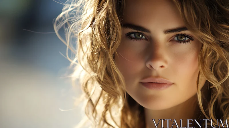 High-key shallow-depth portrait isolates detailed facial topology