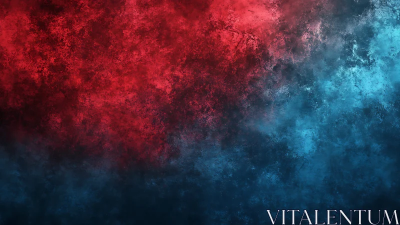 Red and blue textured gradient abstract digital background.