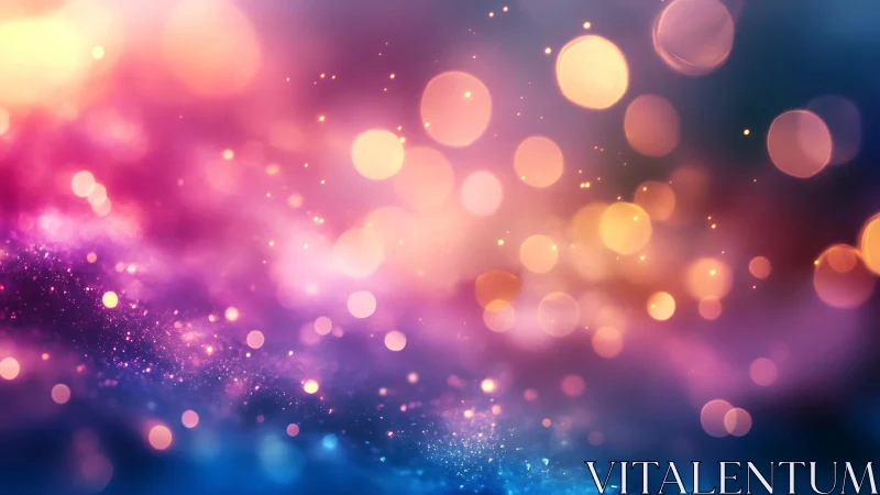 Dreamy pastel lights drift softly across a glowing night sky