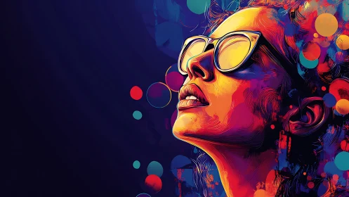 Radiant portrait celebrates bold color, confidence, and light