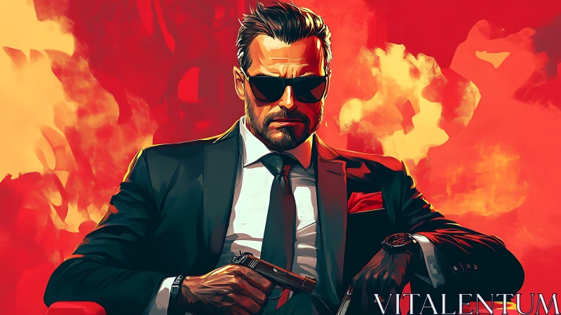 Cool-headed fixer in a blazing red world of intrigue.