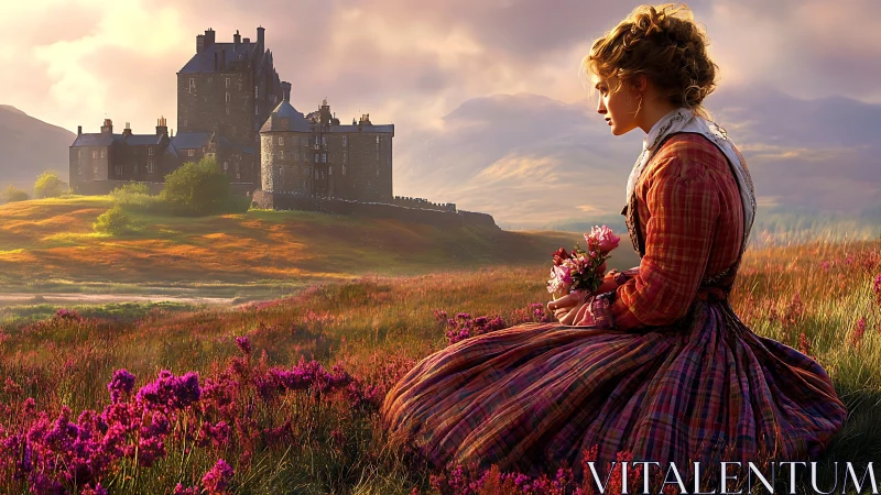 Heatherfield daydream before the castle of quiet stories.