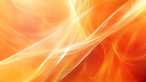 Flowing Warmth: Abstract Energy in Golden Light.