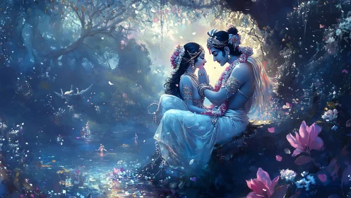 Radiant Love Under Enchanted Skies