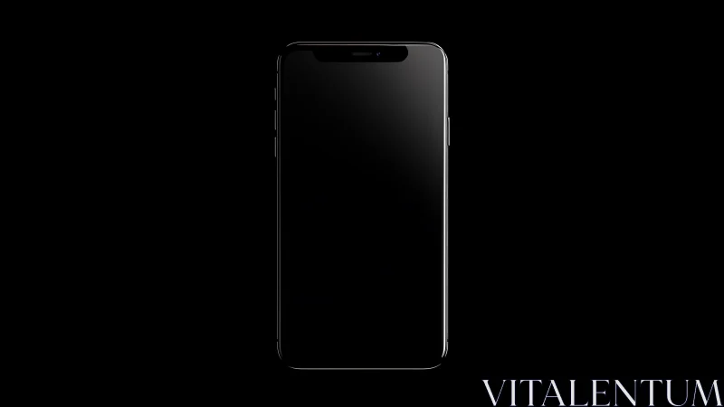 Modern Flagship Smartphone with Notch Display and Minimal Bezels