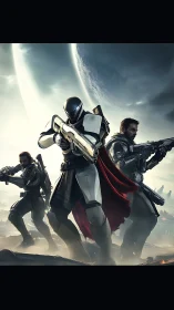 Guardians of the distant moon prepare for their stand.