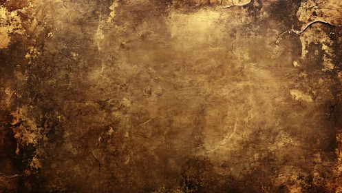 Textured brown grunge background with worn metallic patina.