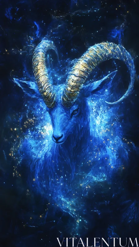 Starborn cosmic ram carves constellations from electric night