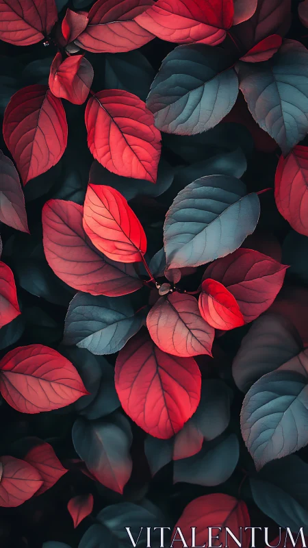 Chromatic foliage array under cinematic low key lighting.