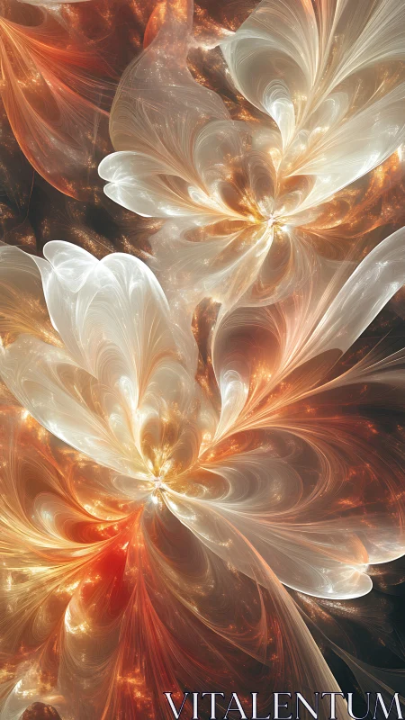 Stellar fireblooms unfurl in swirling ethereal nebula light.