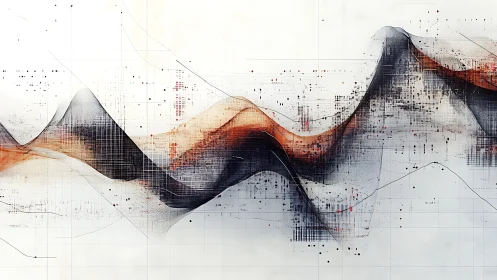 Parametric wavefields mapping probabilistic data terrains.