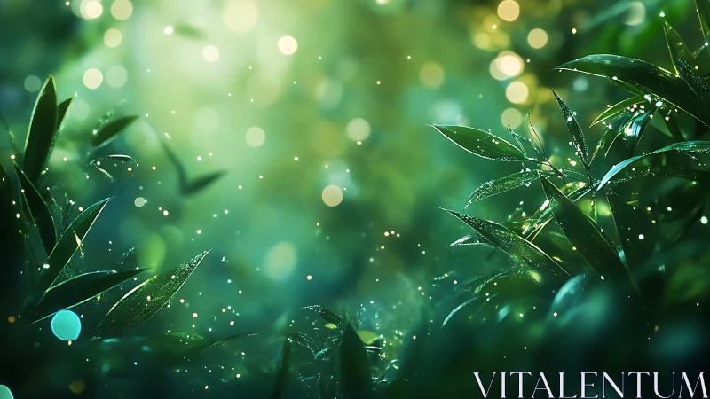 Rain-Kissed Foliage Glows With Liquid Bokeh Magic