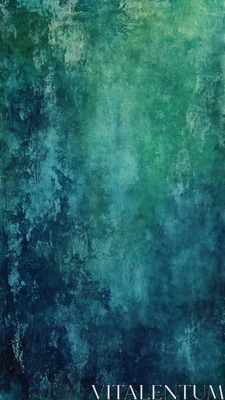 Textured teal and blue abstract painted surface background.