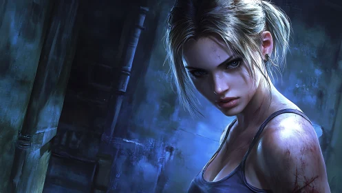 Nocturnal corridor operative with high-intensity stare profile.