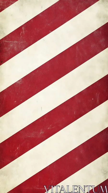 Weathered candy-stripe diagonal pattern with vintage grit.