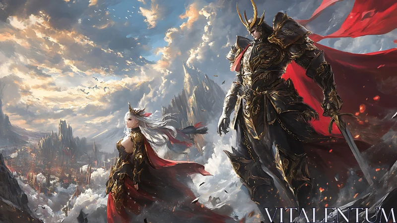 Royal warrior duo claim a burning fantasy kingdom in stormlight