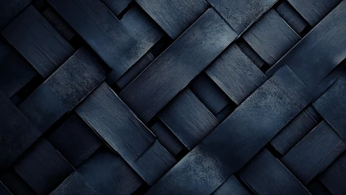 Dark Woven Wooden Texture Pattern in Modern Abstract Style.