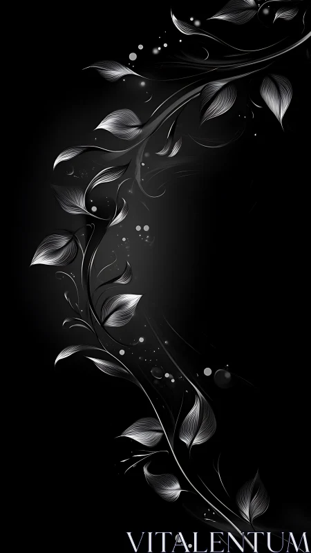 Silverleaf whispers curling through midnight silence.