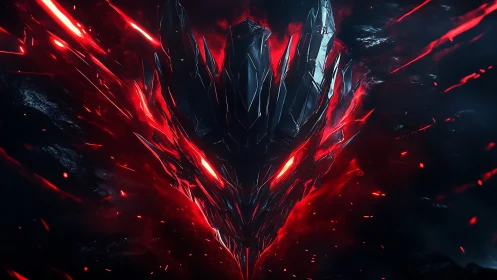 Shards of the ember dragon rising from cosmic shadow.