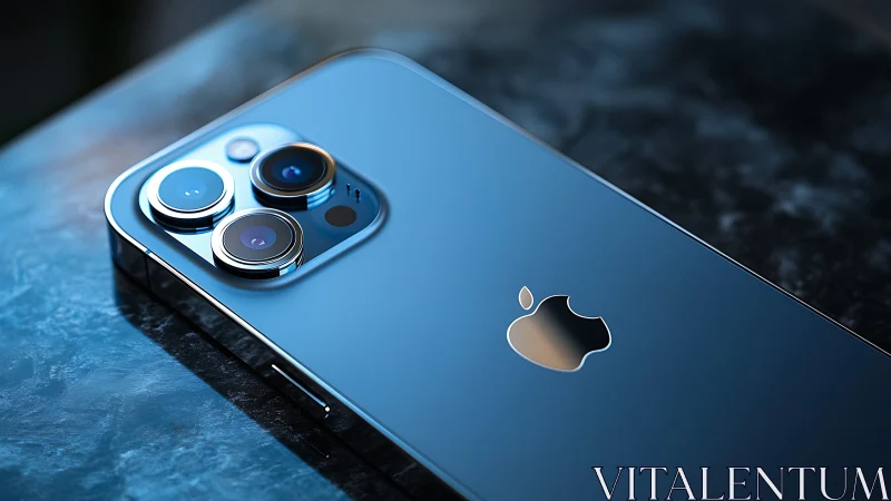 Pacific Blue iPhone Glimmers with Crystalline Camera Prowess.