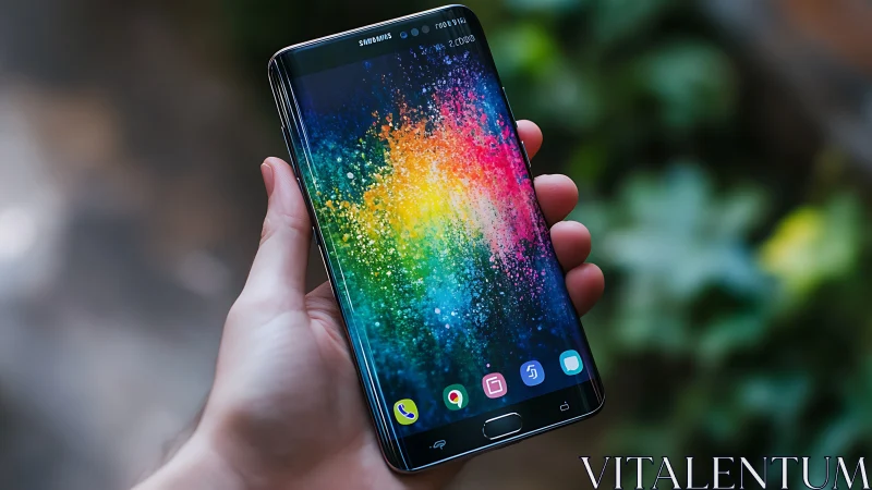 Samsung Galaxy Note: Quantum Particle Display Rendered.