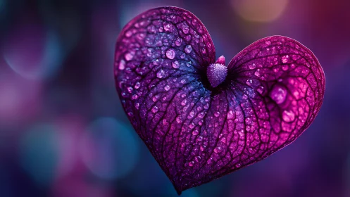 Glowing Heart Unfolds: Nature's Luminous Treasure.
