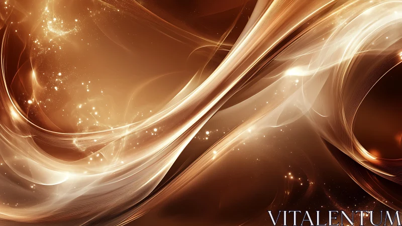 Curved luminous ribbons cross a warm nebular field in motion