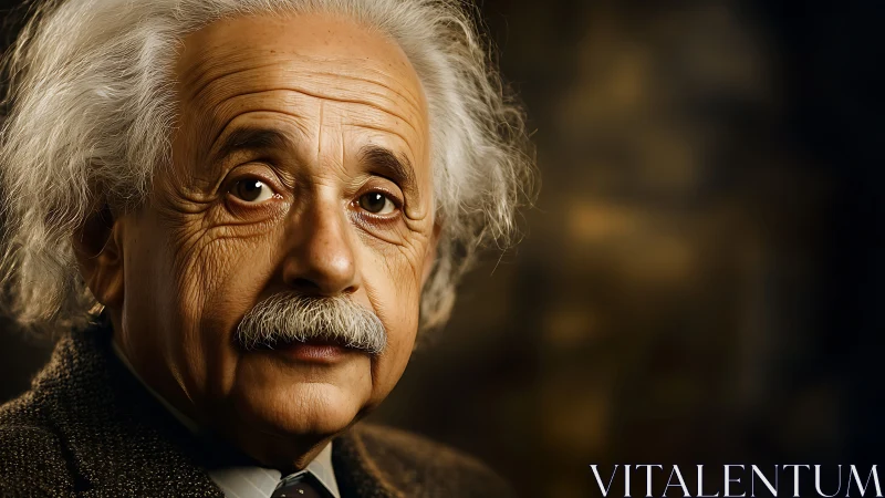 Photorealistic elderly man portrait with soft studio light.