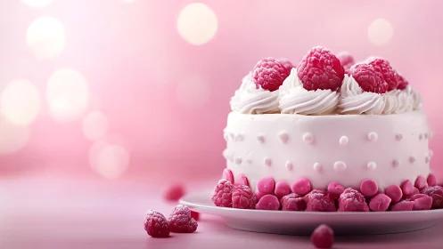 Whipped Dreams Crowned with Crimson Berries.