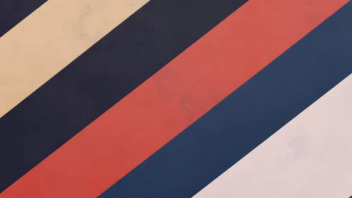 Diagonal bands form minimal geometric abstract color field