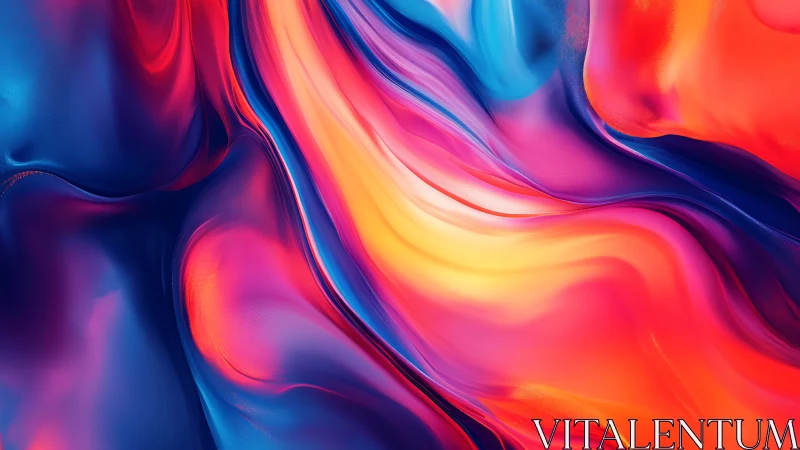 Liquid neon waves flow across a vibrant abstract backdrop