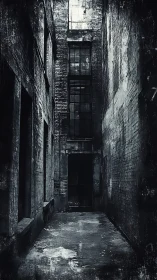 Narrow urban alleyway welcomes quiet moments of reflection